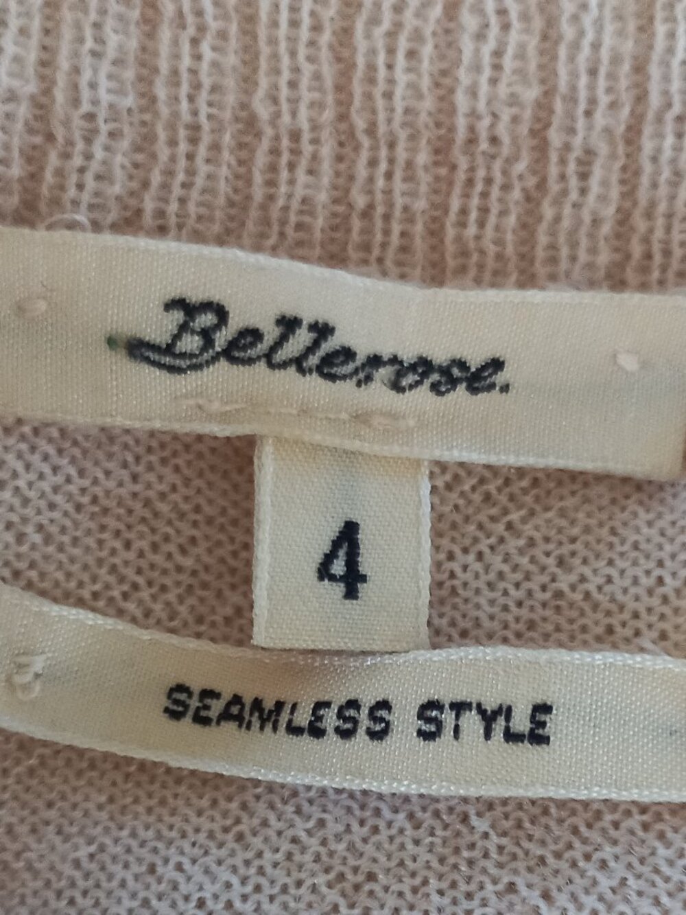 BELLEROSE very thin merino wool cream cardigan - Picture 8 of 11